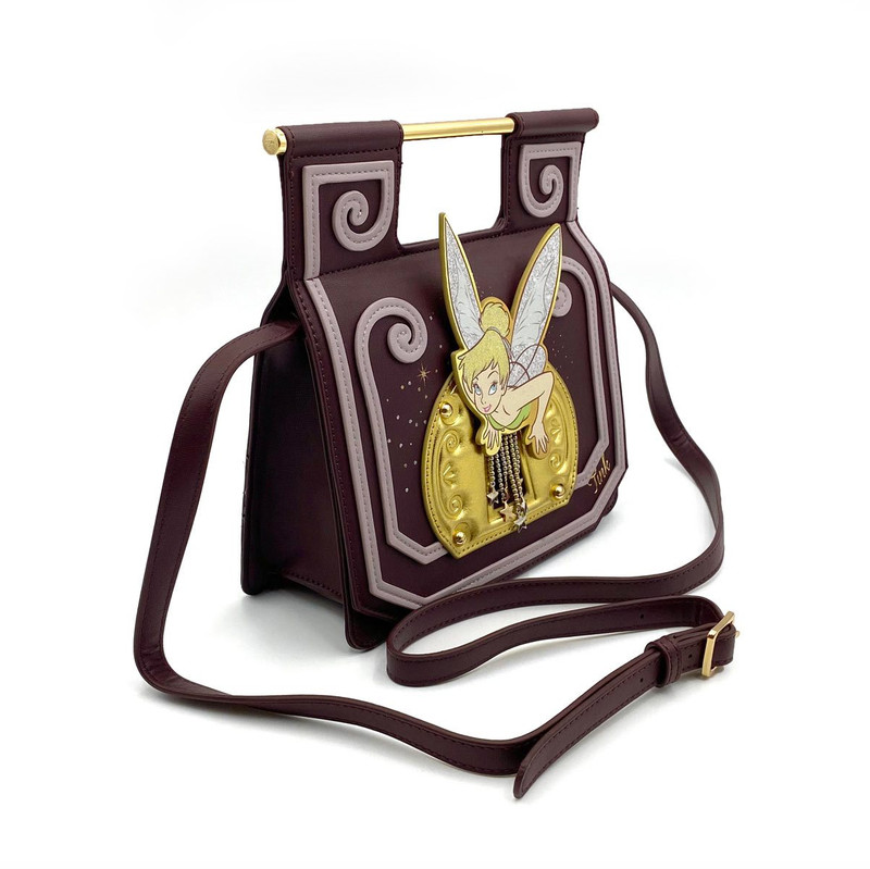 Danielle Nicole Disney Tinker Bell Keyhole Pixie Dust Crossbody Purse gallery