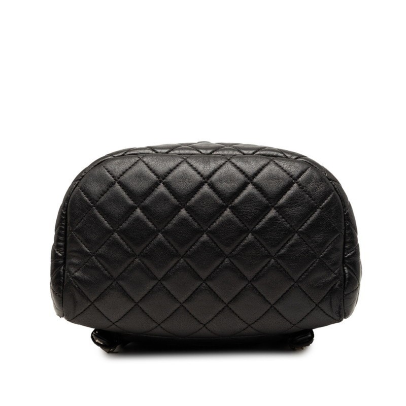 Chanel Matelassé Coco Mark Backpack, Black Lambskin, Women's. GZl1il0s gallery