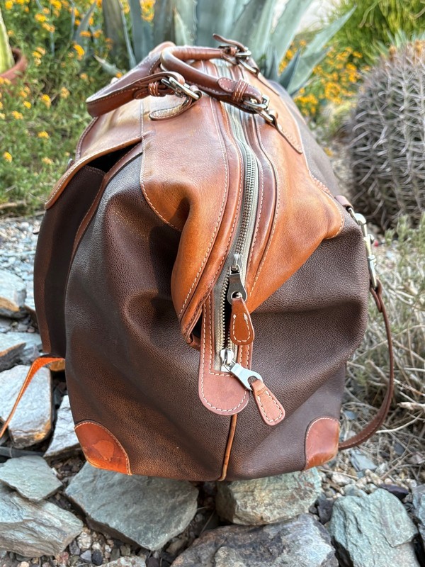 Mullholland Brothers Leather Long Horn Satchel Bag, Ex,. Condition gallery