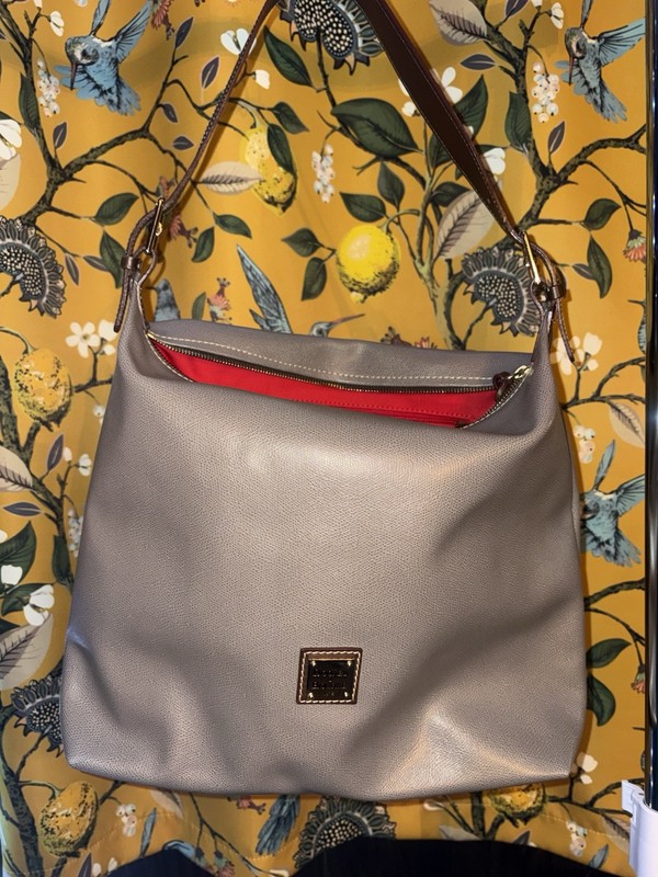 Dooney and Bourke Elephant Gray Saffiano leather sac purse gallery