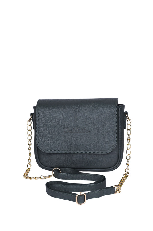 Bellish Aquila Chain Sling Moss green | Leather with Polyester Lining Strap