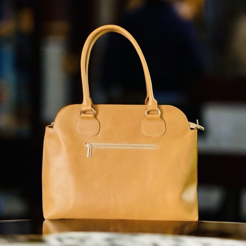 HAND CRAFTED GENUINE LEATHER HANDBAG MADE IN ETHIOPIA gallery