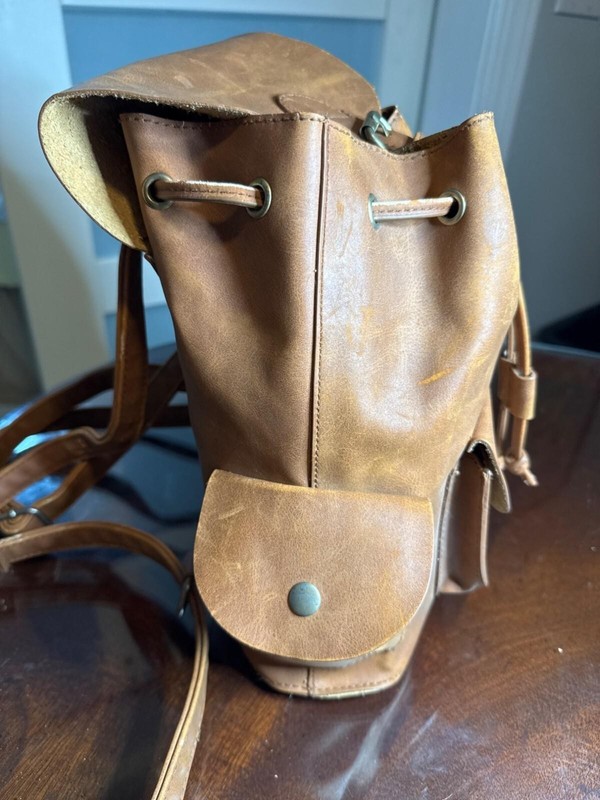 Vintage-Style Mossimo Mini Backpack With Adjustable Straps Drawstring 55-29 gallery