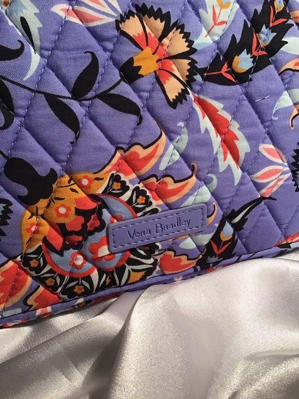 Vera Bradley Padded Quilted Laptop Sleeve up to 14” MURAL GARDEN New/with Tags gallery