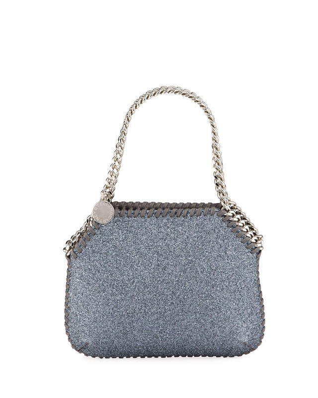 Beautiful! New STELLA MCCARTNEY New Falabella Tiny Glitter Tote Bag