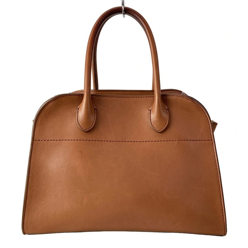 THE ROW Soft Margaux 10 W1190 L72 Brown Saddle Leather – Handbag