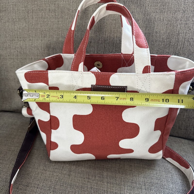Maika Mini Small Tote Bag In Echo Tangerine Recycled Canvas NWT gallery