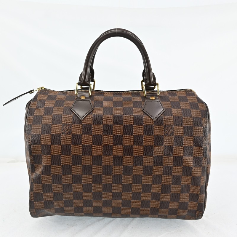 LOUIS VUITTON Damier Ebene Speedy 30 Hand Bag LV C1875OC803 gallery