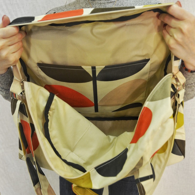 WEEKEND MOTHER AND BABY BAG MADE OF ORLA KİELY FABRİC gallery