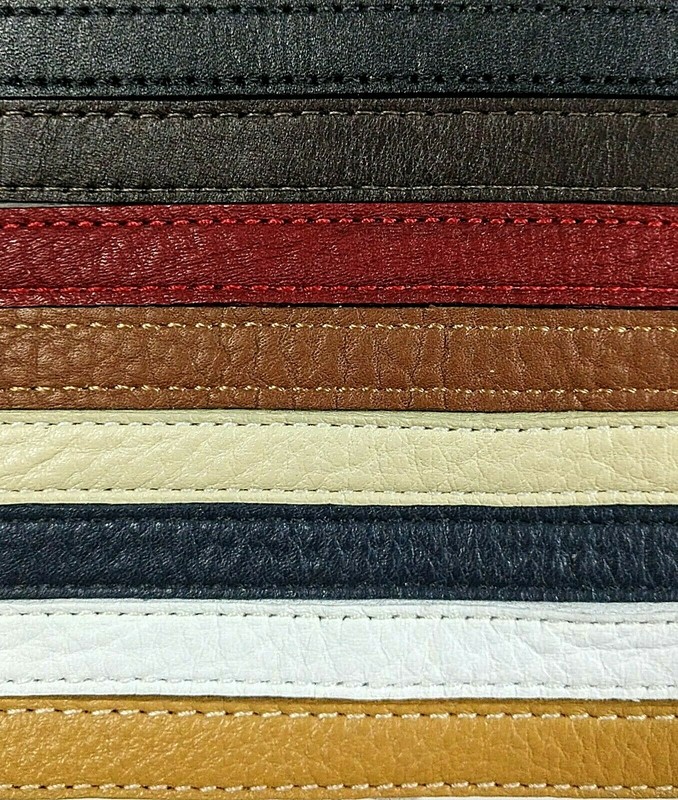 Two 1/2" Wide Replacement Add-On Ring-Mounted Leather Zipper Pull Extender TABS gallery