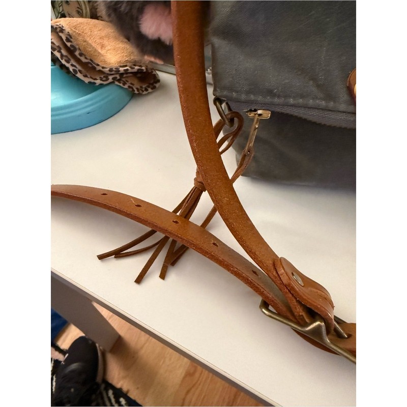 Monday Morning Studios Waxed Canvas Foldover Tote in Grey gallery