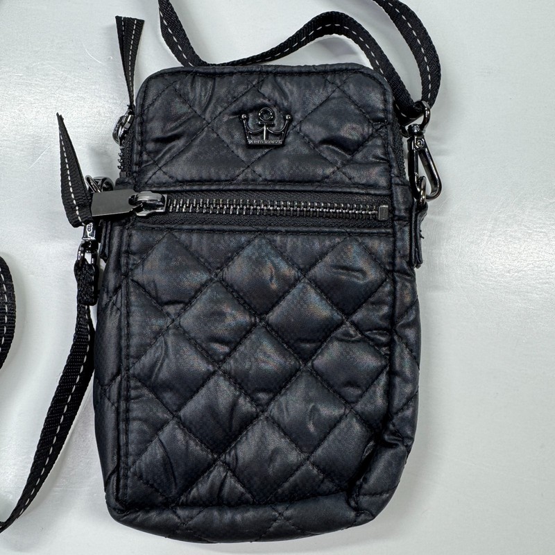 Oliver Thomas Bag 24+7 Cellphone Crossbody Adjustable Black RFID Blocking