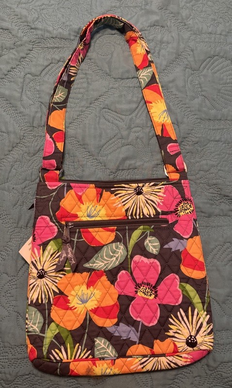 Vera Bradley Hipster Jazzy Blooms Floral Multicolor Crossbody Shoulder Bag gallery