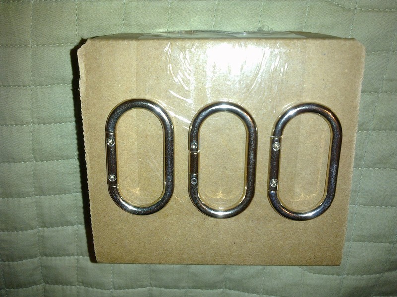 1 Inch Gold Tone Oval Hooks Handbag Purse 3 pcs
