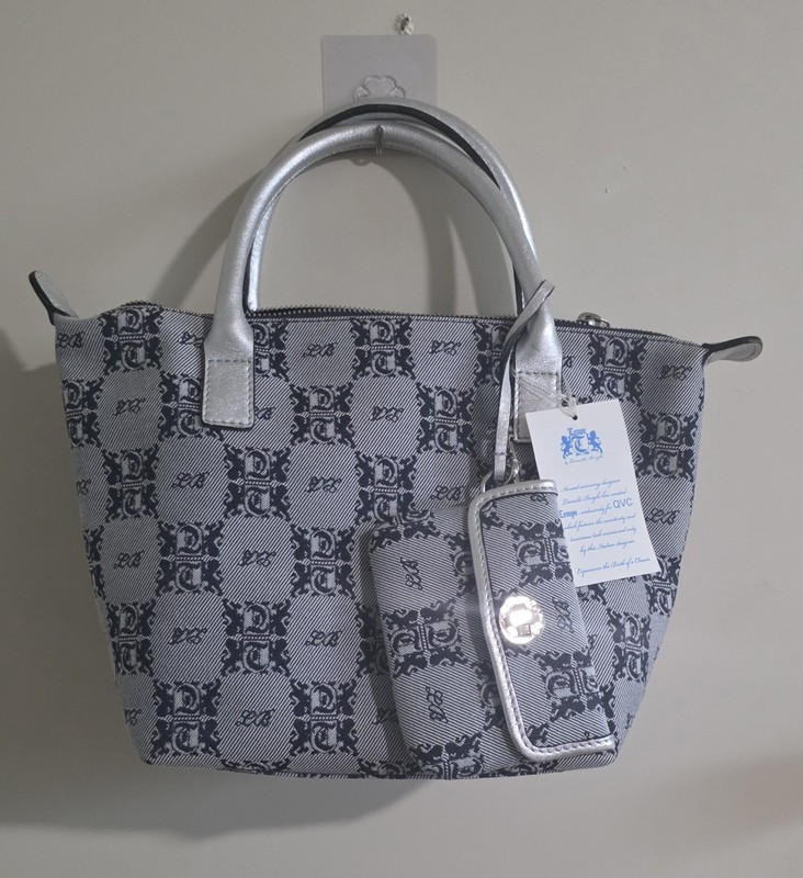 Tempo purse pocketbook Leonello Borghi Bag Handbag QVC exclusive w/ coin purse