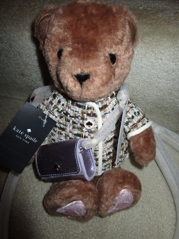 Kate Spade Oh What Fun 3D Teddy Bear Crossbody Purse Holiday Christmas Limited