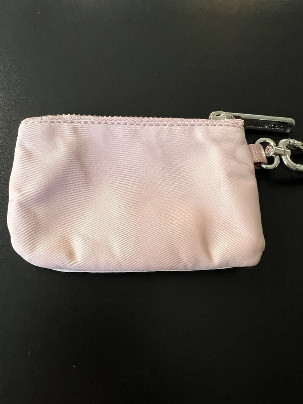 Lululemon Change Purse, Pink With Zipper 4×2 1/2 In