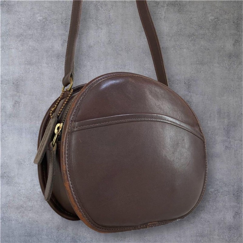 Old Coach Vintage Shoulder Bag Brown #QY1IN5