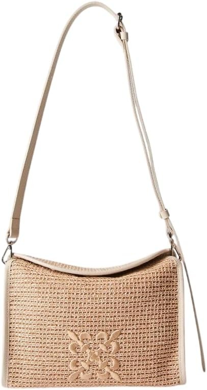 [Russet] Nylon Raffia Shoulder Bag RUZ1061422A0004