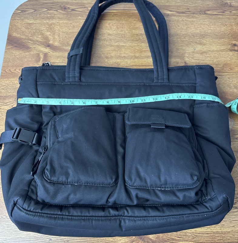 Vera Bradley Cotton Utility Tote Bag Black gallery