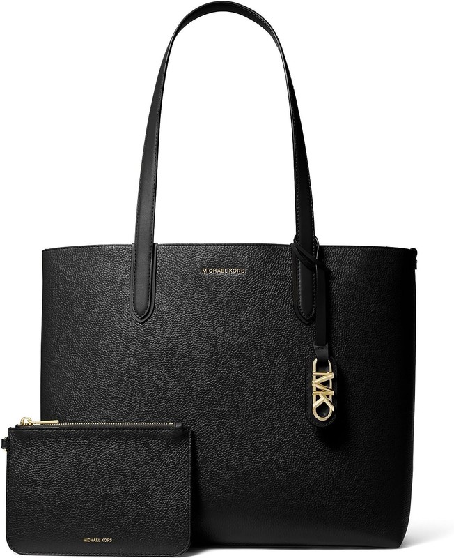 Michael Kors Women Eliza-Xl Ew Reversible Tote Leather Bag 001-Black