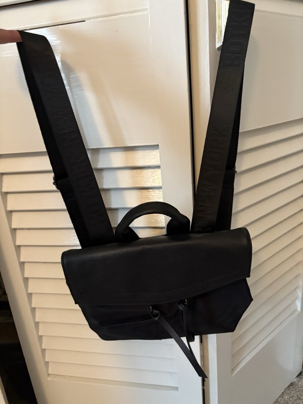 botkier new york backpack, black nylon, small, great condition