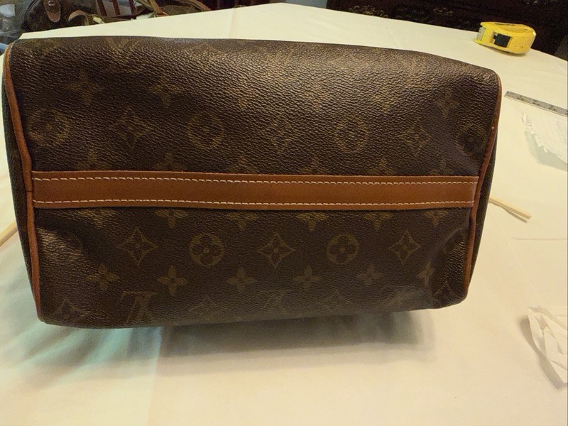 Authentic Louis Vuitton Speedy 25 Monogram Canvas Bag 2002 VI1902 FRANCE gallery