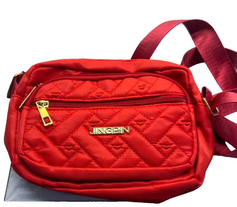 JINGPIN Red Quilted Crossbody B1 NWT Make Offer