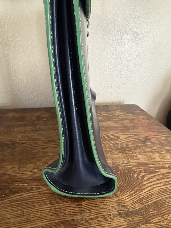 LODIS Large Flap Top Tote Bag In Kelly Navy Green 15x12x3” Laptop Card Organizer gallery