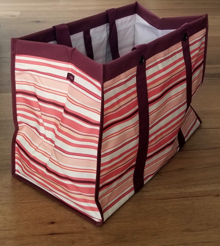 NEW Thirty One Wearable DELUXE Utility Tote Sedona Stripe NEW in Package 31