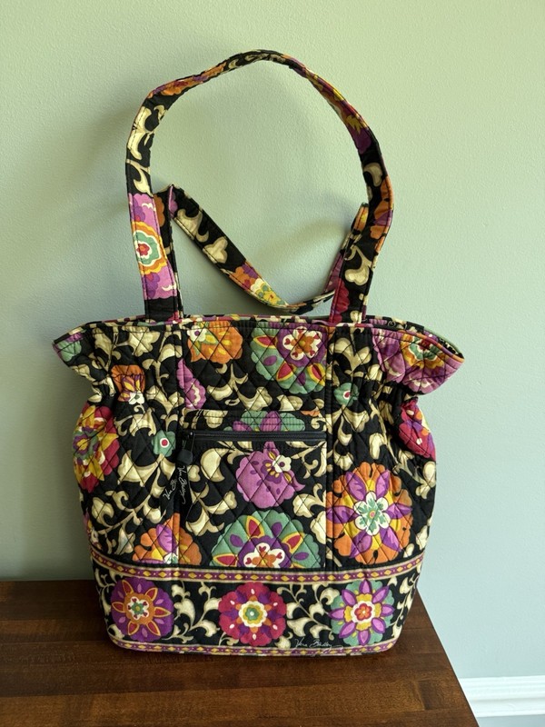 VERA BRADLEY Large Snap Tote Suzani Pattern