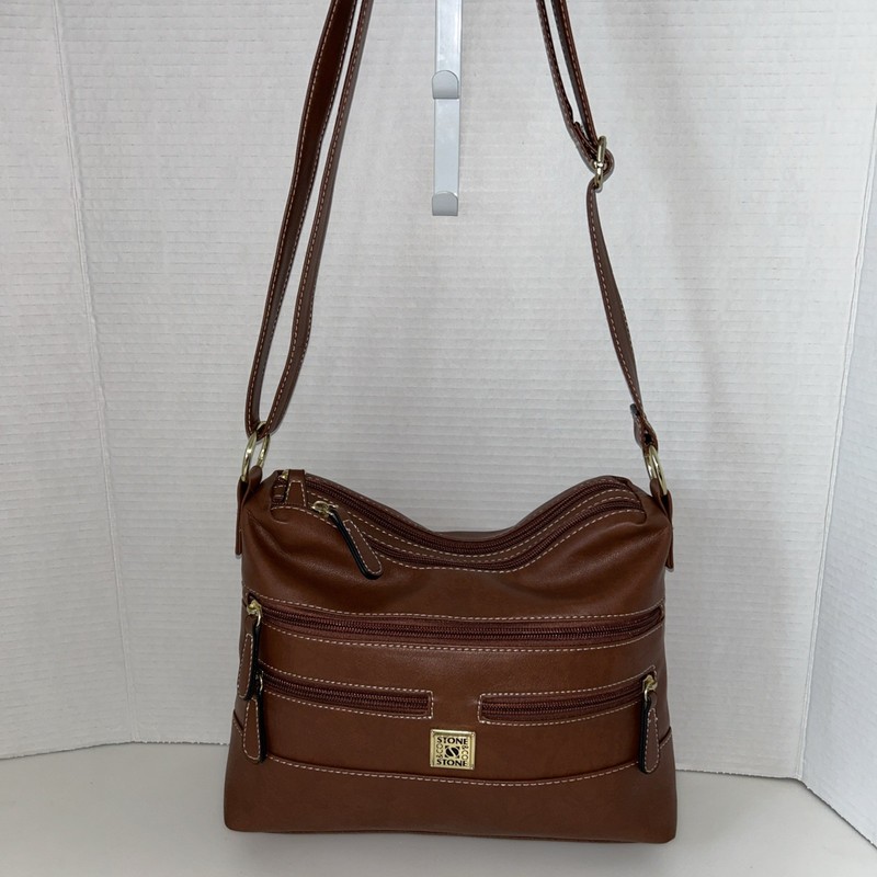 STONE & CO. NEW Crossbody Shoulder Bag Purse Color Light Brown