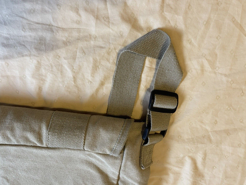 ATLAS INVESIGATIONS CANVAS TOTE BOOK BAG 14 X 10 X 2 46 IN STRAP PRE-OWNED gallery