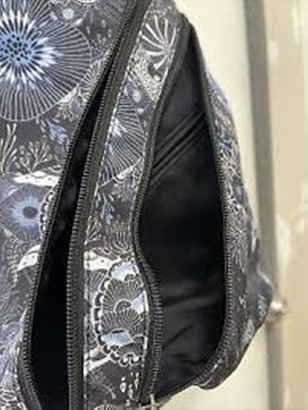 Sakroots Women's Lucia Crossbody Gray Multi Floral Antique Silver gallery