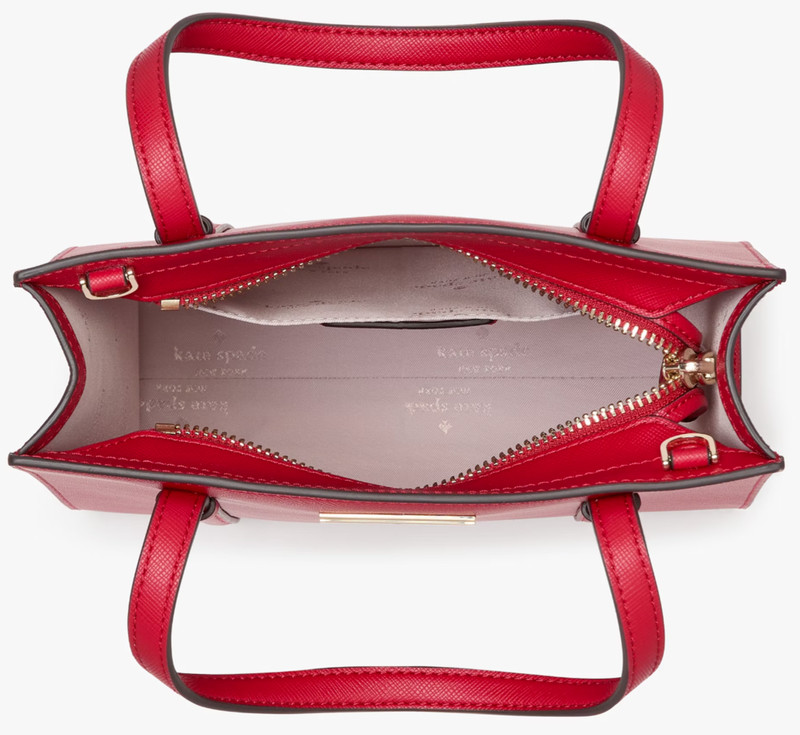 Kate Spade Kenzie Limited Edition Small Tote Bag KI926 Cherry Red Purse NWT $329 gallery