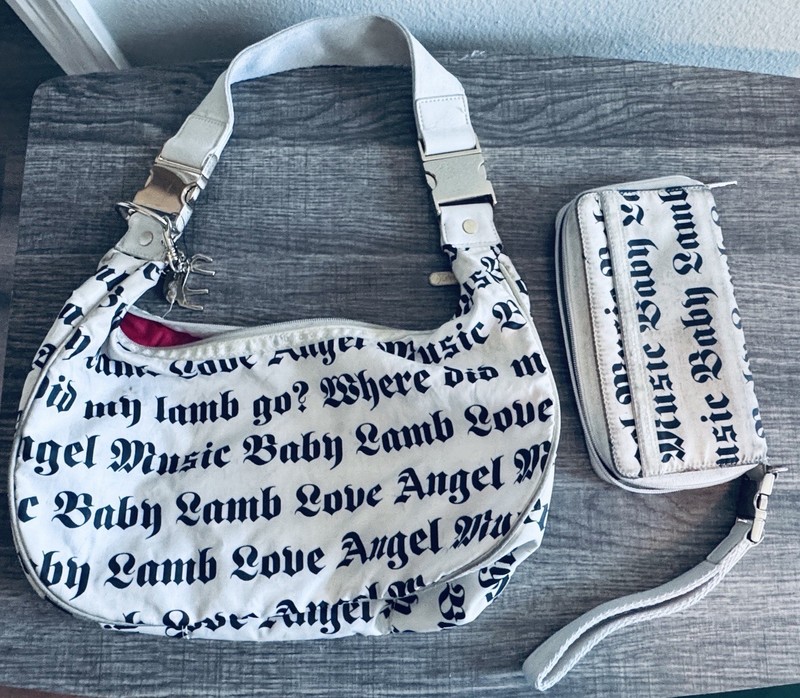 Rare 2nd Edition L.A.M.B. Large Hella Hobo LeSportsac Gwen Stefani Plus Wallet