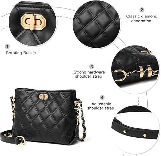 Cartera Pequeña de Hombro Para Mujer Bandolera Bolso Monedero Modernos en Piel gallery