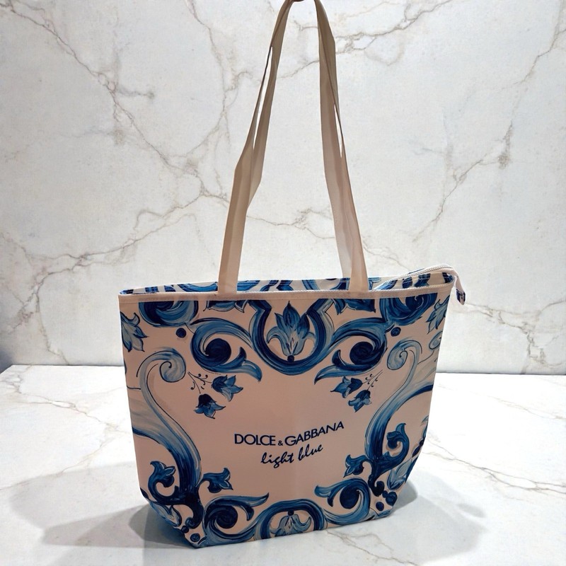 Dolce&Gabbana Light Blue Cooler Bag Insulated Tote Lunch Picnic Beach Travel NEW