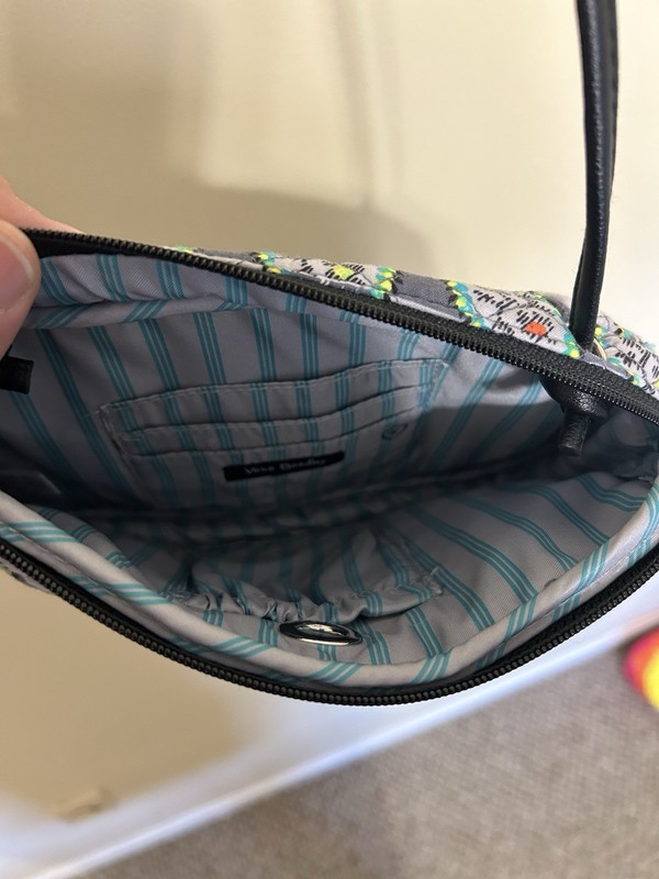 Vera Bradley Crossbody Purse Paisley Stripes gallery