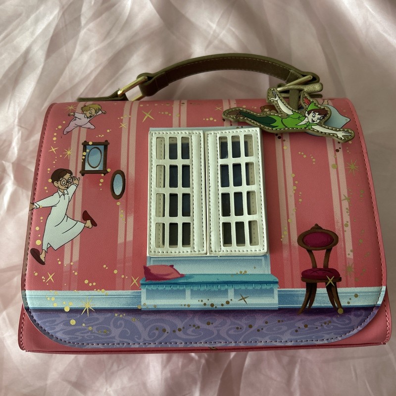 LOUNGEFLY Disney Peter Pan 70th Purse Crossbody Bag Tinkerbell NEW! ✨