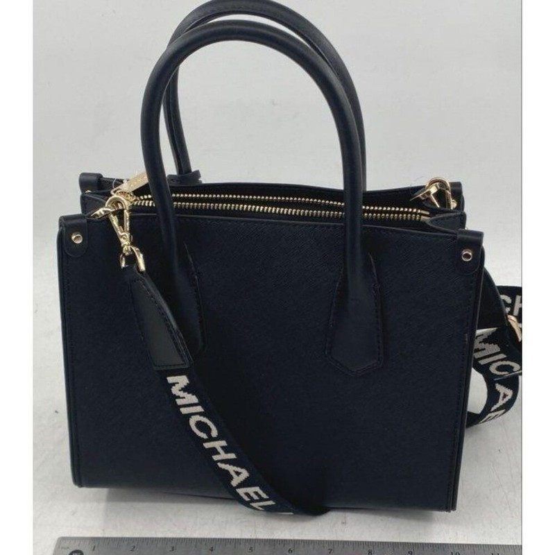 Authenticated NWT Michael Kors Maple Saffiano Leather Satchel Bag Purse gallery