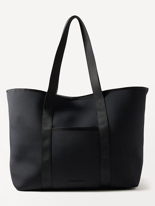 Athleta Black Diem Tote Bag NWT! Travel Workout Everyday Bag