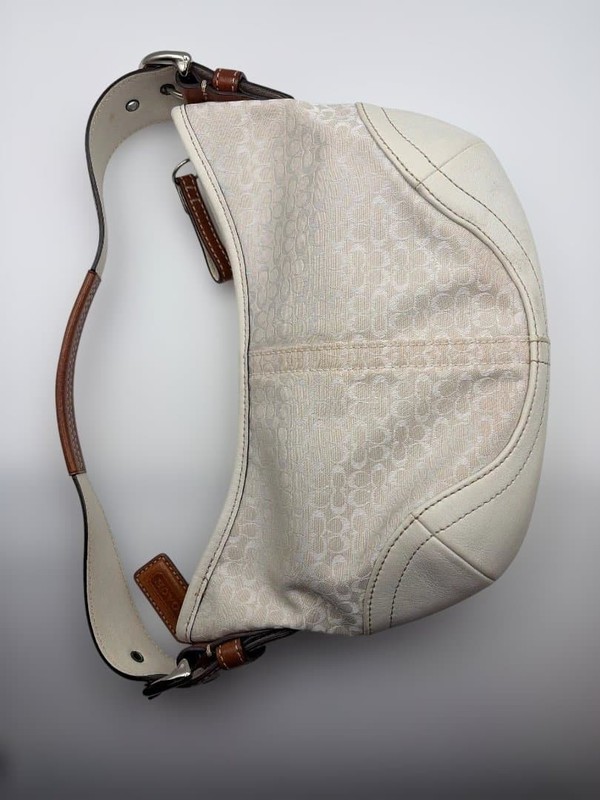 COACH Mini Signature Hobo Shoulder Bag 16cm x 26.5cm, Damaged Notes gallery