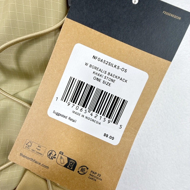 The North Face Womens Borealis Backpack Khaki Stone NF0A52SILK5-OS NEW gallery