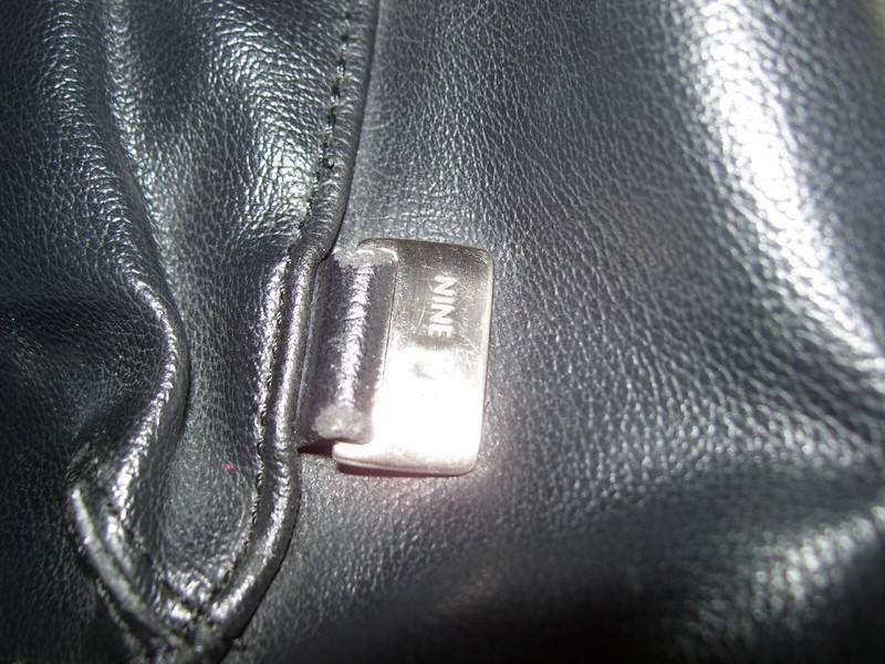 NINE WEST Black Syn Leathr Purse Handbag Tote Bag 2 Shoulder Straps 3 Lrg Compar gallery