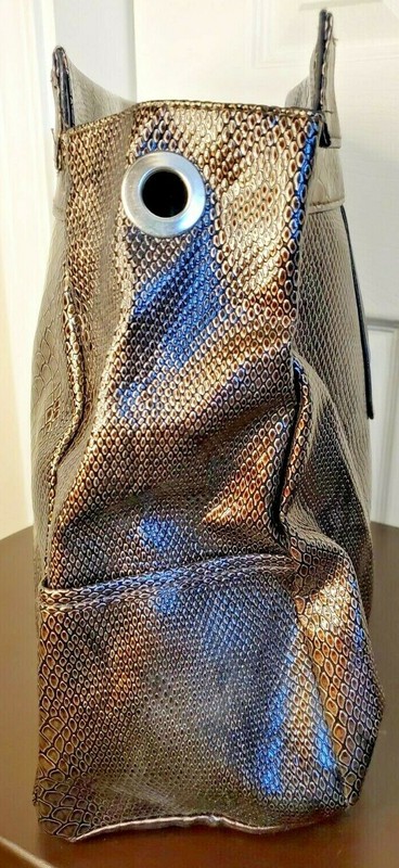 NEW - MICHE - Prima Bag Shell - "Jennifer" bronze animal print faux leather gallery