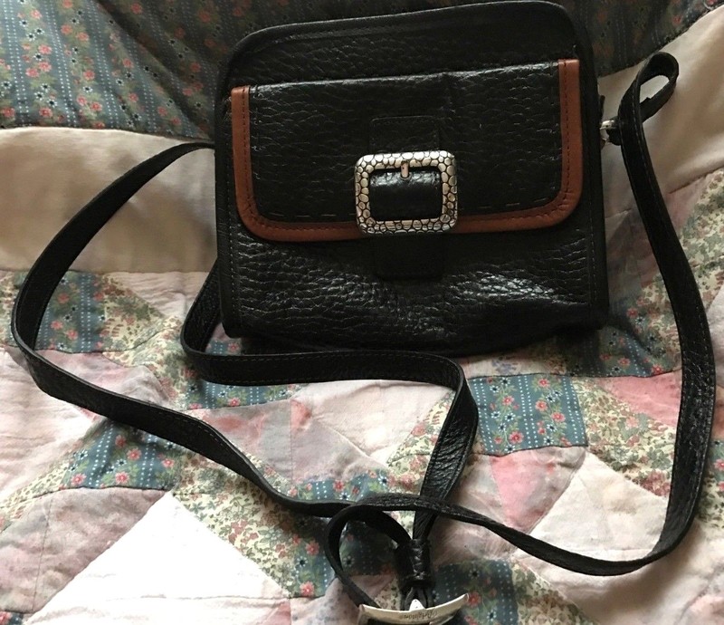 BRIGHTON Flap Utility Disco Camera Compact PURSE Wallet ORGANIZER Crossbody Bag