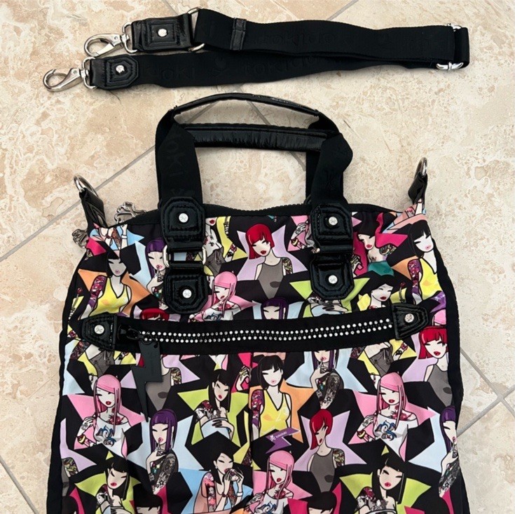 Rare Vintage YK2 Tokidoki Grunge Girls And Rhinestones Bag – Limited Edition