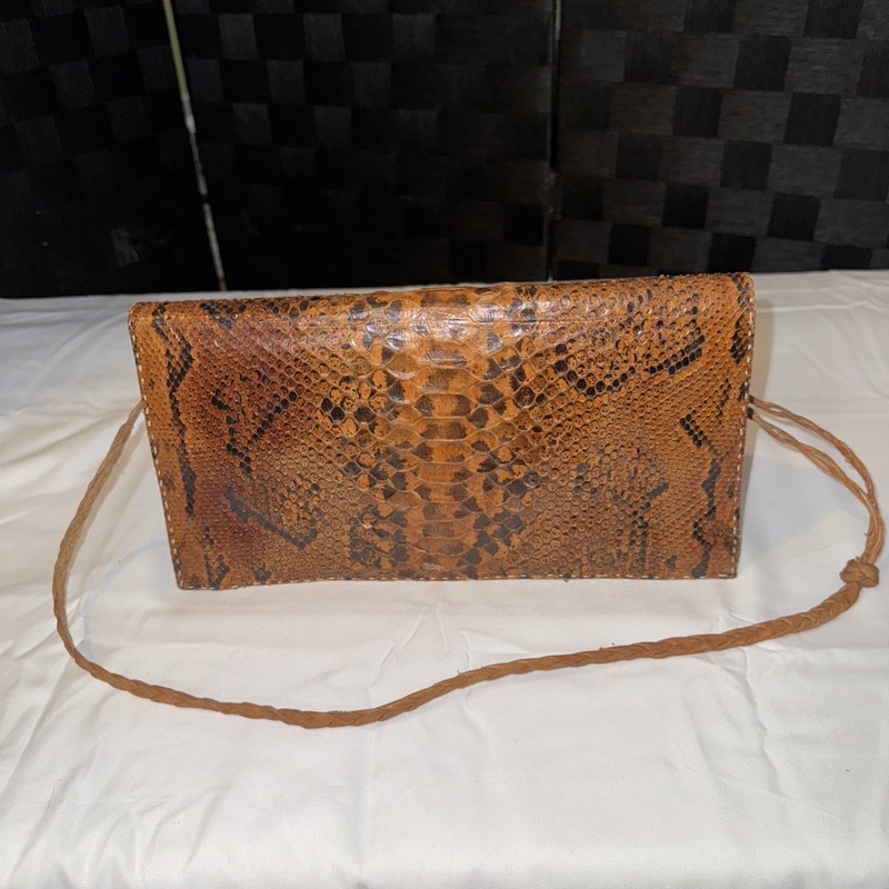 Genuine snakeskin purse