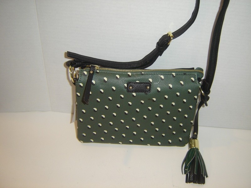 Time and True Fashion Shoulder Bag Cross Body Purse Green Adjustable Strap